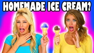 Ice Cream Challenge Taste Testing Yummy & Weird Flavors Like Shrimp & Garlic. Totally TV Ice Cream Challenge Taste Testing Yummy & Weird Flavors Like Shrimp & Garlic. Totally TV