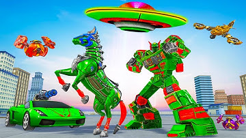 Horse Robot Car Game – Space Robot Transform Wars video | Robot 2021 gameplay | 3D robot gameplay