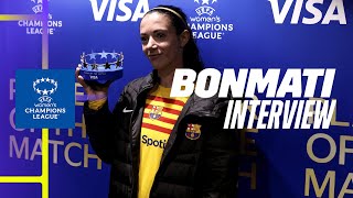 The golden girl, Aitana Bonmati gives her take as FC Barcelona reach another UWCL final.