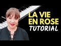 La Vie En Rose Easy Piano Tutorial/Sheet Music