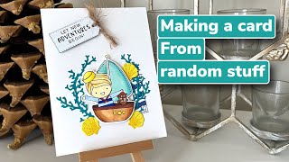 Making a cart from random stuff I pick from my craft room