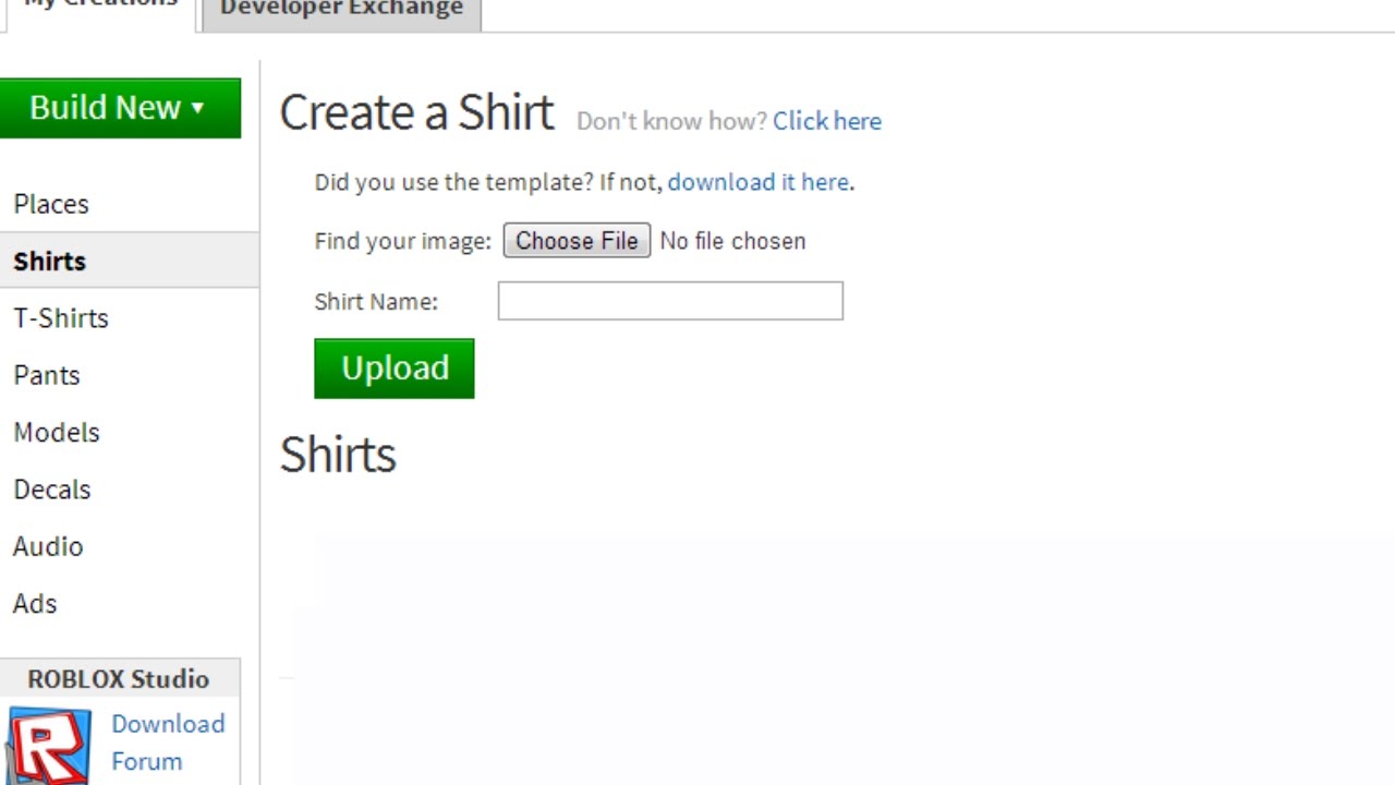 How To Upload Shirts On Roblox Lamasajasonkellyphotoco - how to create clothing in roblox 2018 no bc