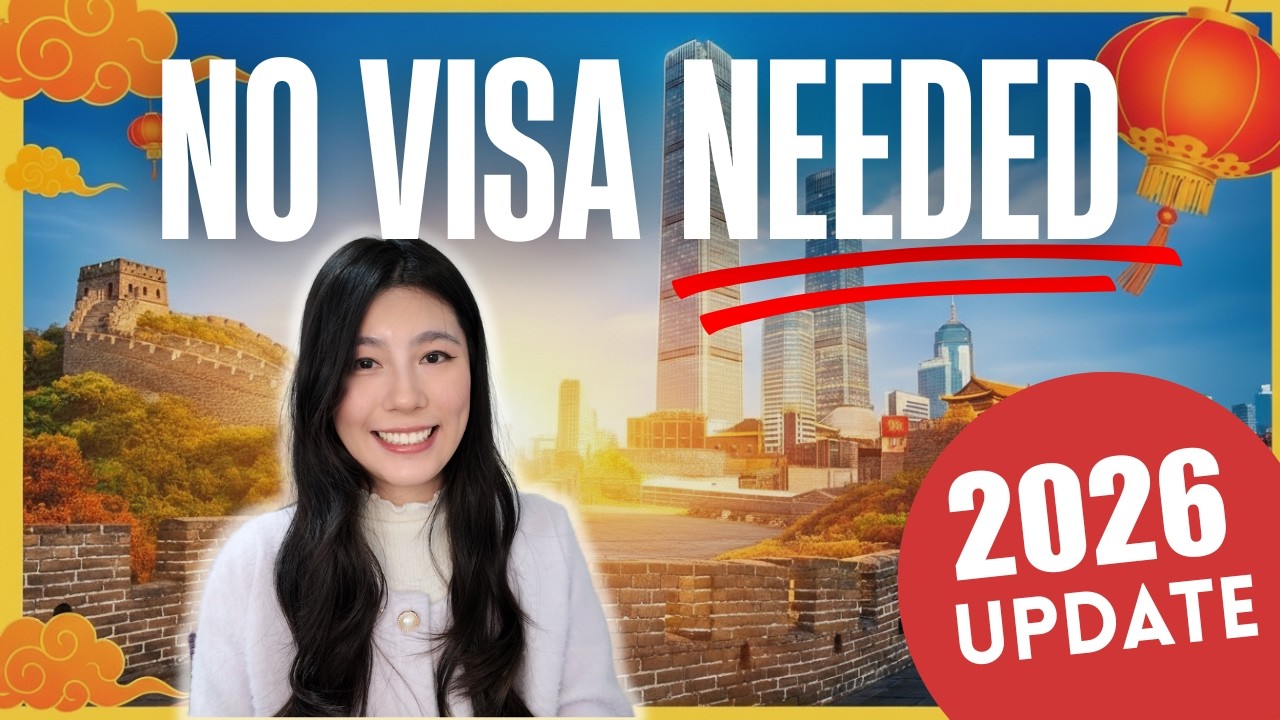 Why traveling to China is now EASIER than ever (2026 visa free updates)