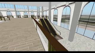 Skyscrapersim - New escalators and Mezzanine walkways