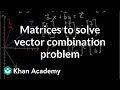 Matrix Applications and Vector Concepts