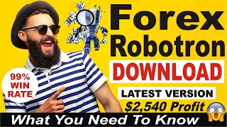 Forex Robotron Download screenshot 2