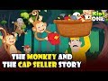 The monkey and the cap seller story  moral stories for children  kidsone