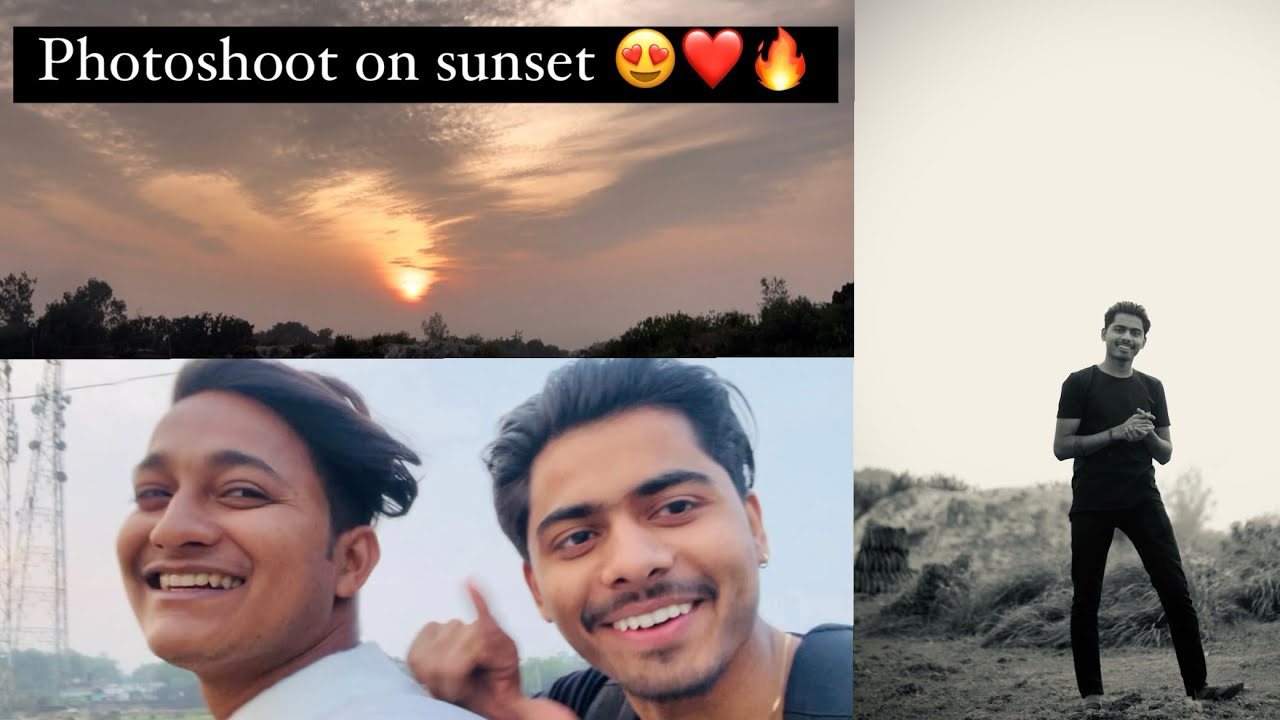 Romantic Sunset Pose for Couples