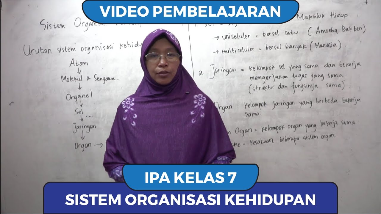 Video pembelajaran biologi smp