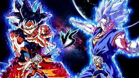 Son Goku DBS V7 OP (all form) VS Vegito V2 OP (all form) in Jump Force Mugen