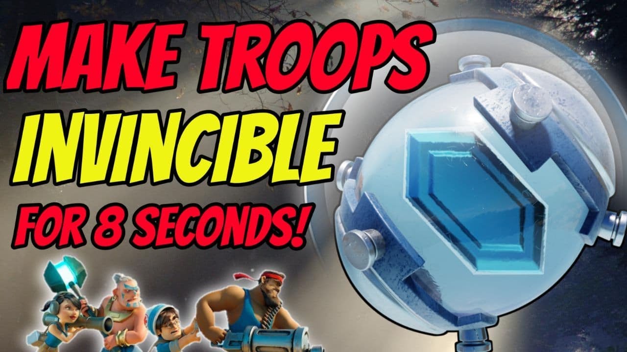 Boom Beach Crystal Shield Projector - Temporary Gun Boat Ability