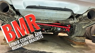Celebrity 93-02 Camaro Lower Control Arm Relocation Brackets-Install BMR Relocation Brackets on 4th Gen Fbody Profile
