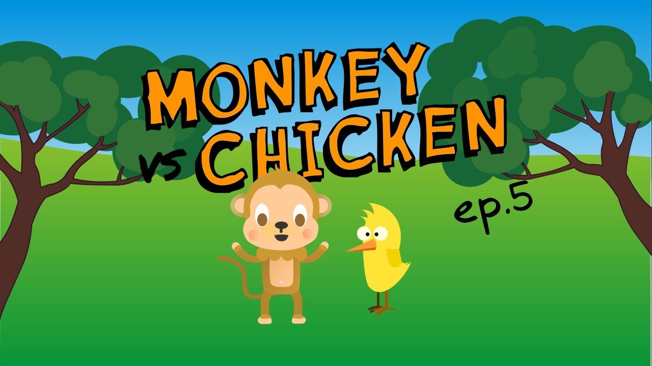 Monkey vs Chicken | Episode 5 | Scratch Animation | CompuKids