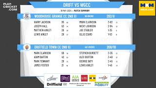 Driffield Town CC 2nd XI v Woodhouse Grange CC 2nd XI