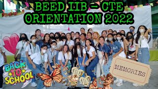 CTE Orientation 2022 - BEED 2B