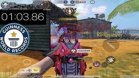 World’s FASTEST NUKE in CODM
