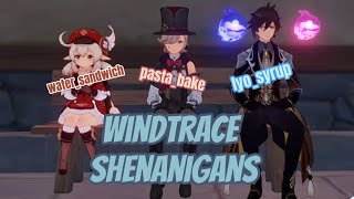 Windtrace Shenanigans p.1 || Genshin Impact