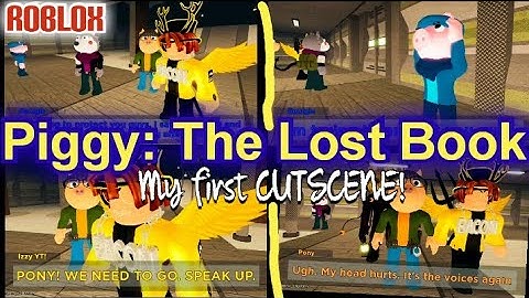 My First Roblox Piggy CUTSCENE! (Piggy: The Lost Book)