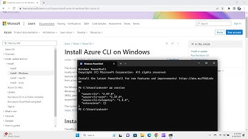 How to install the Azure CLI | Windows