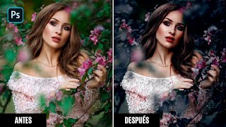 COMO EDITAR FOTOS PROFESIONALMENTE EN PHOTOSHOP | APRENDE RETOQUE PROFESIONAL | EFECTOS - TUTORIAL screenshot 4