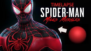 Spider-Man Miles Morales - Sculpting Time-lapse
