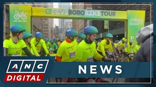 Filipino Americans advocate for active, healthy lifestyle in New York City bike tour | ANC
