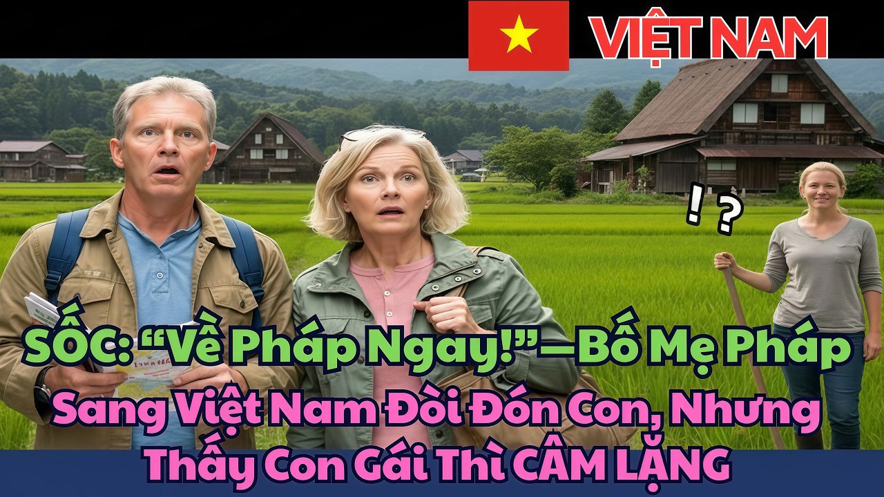 SỐC: “Về Pháp Ngay!”—Bố Mẹ Pháp Sang Việt Nam Đòi Đón Con, Nhưng Thấy Con Gái Thì CÂM LẶNG