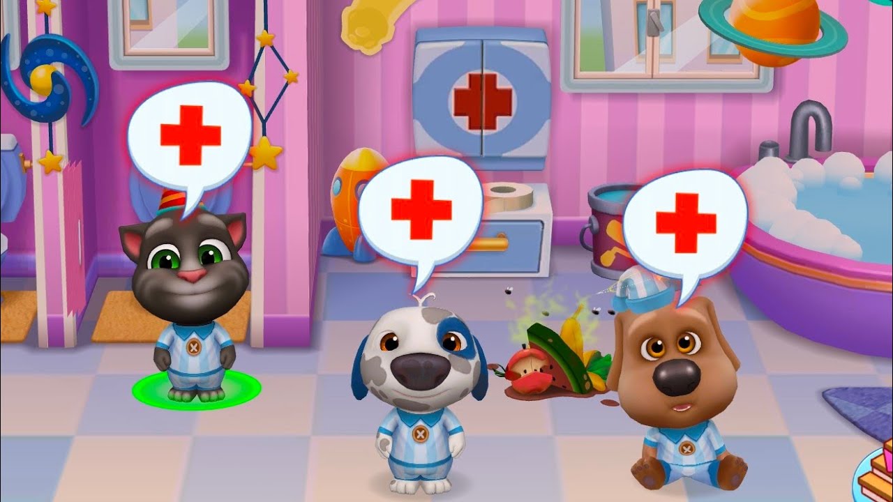 Talking tom and his friends new update android ios gameplay 