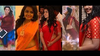 Anupama Parameswaran Rare Saree Shows