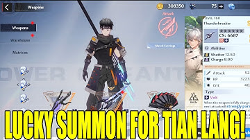 Trying to get A1 Tian Lang from pity in 1 summon! wish me luck lol