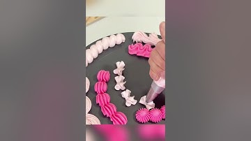How to use cake decorating tips? Nozzle Piping Technique Tutorials  #pipingskills #pipingtips