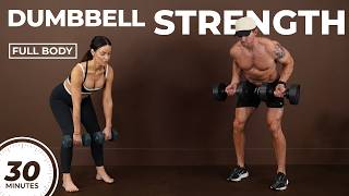 Download Lagu 30 Min Full Body Strength Training at Home with Dumbbells MP3