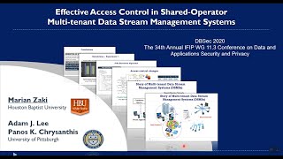 [Session 2] Effective Access Control in Shared-Operator Multi-tenant Data Stream Management Systems