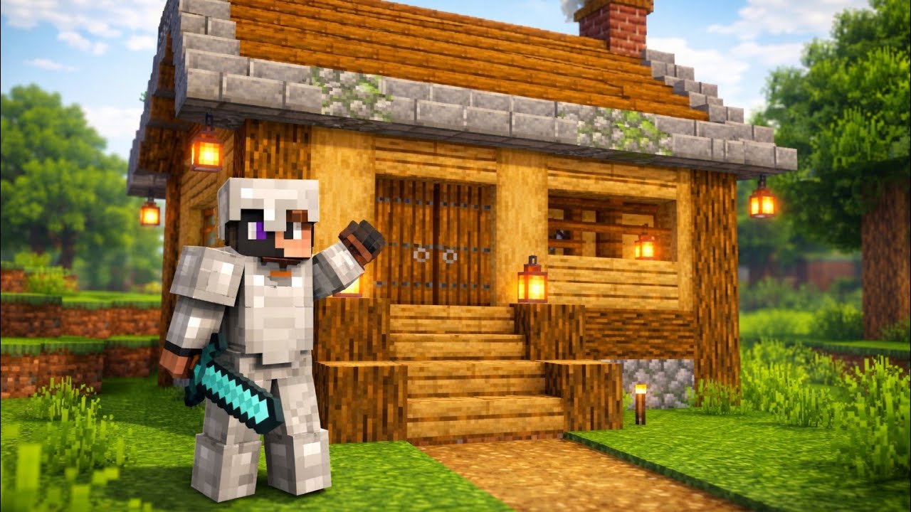 I Made A House in Minecraft survival || Episode-2 || 