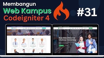 31 Membangun Web Kampus Codeigniter 4  -  About