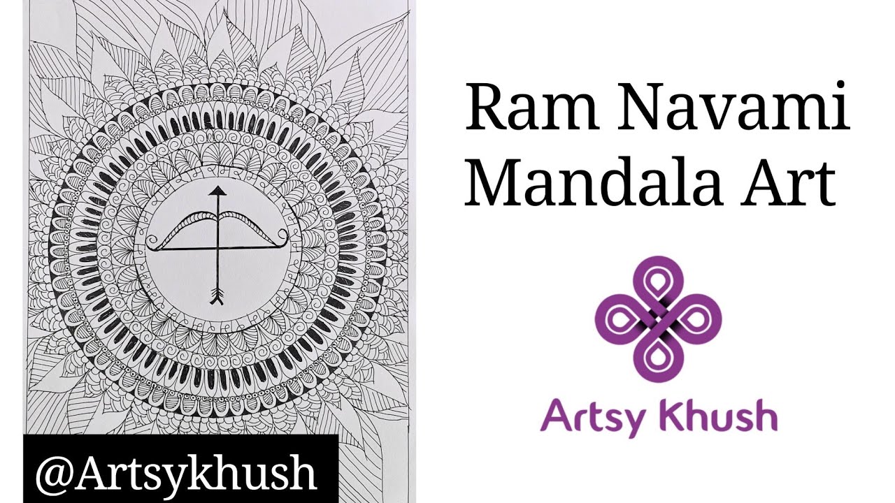 Ram Navami Mandala Art | Easy Designs 