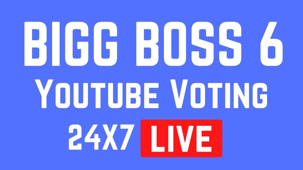 🔴 Bigg Boss 6 Tamil - Youtube Voting - 24x7 Live