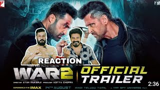 Thumbnail for WAR 2 Official Trailer Reaction | Hrithik Roshan | Jr Ntr | Kiara Advani | Entertainment Kizhi
