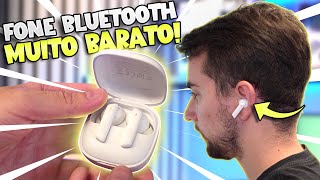 FONE BLUETOOTH BARATO com CANCELAMENTO ATIVO DE RUÍDO! QCY HT05