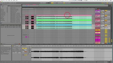Ableton 11   warping multiple tracks at the same time