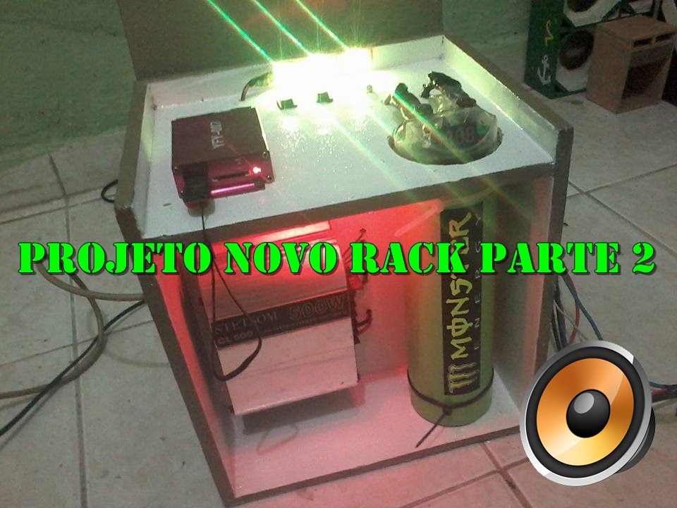 RACK novo no mini paredão da - Miniaturas Com Paredões