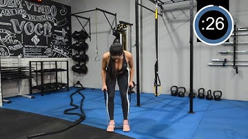 Remada curvada  (elástico extensor)