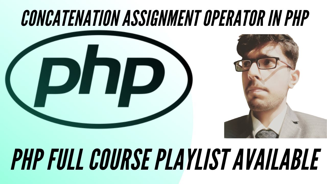 concatenation assignment operator php