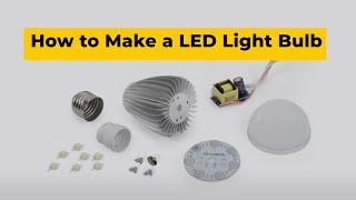 how to make a led light bulb