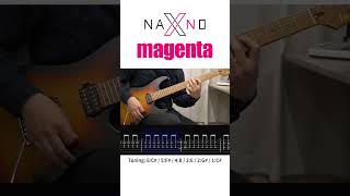 nano - magenta / サビ～間奏1 Guitar-only版 TAB譜付き #shorts【Official】