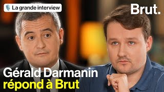 Gérald Darmanin répond à Brut