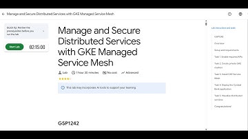 Manage and Secure Distributed Services with GKE Managed Service Mesh | Lab solution #arcade2025