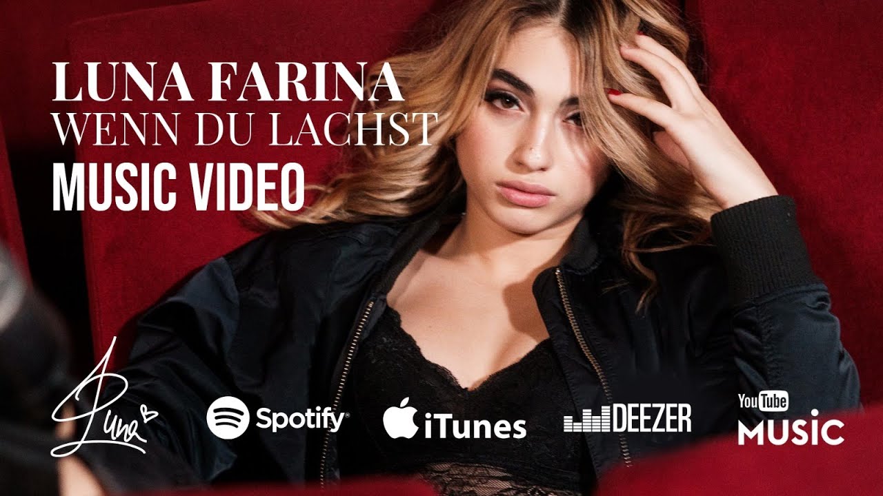 Luna Farina: New music video Wenn du Lachst now on  & everywhere  in the trade - FIV