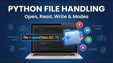 Python File Handling: Open, Read, Write & Modes#Python #FileHandling #Programming #Coding #viral
