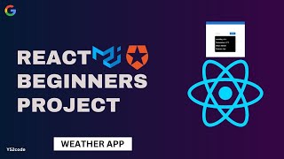 Beginner Reactjs Project | Weather app | Basic tutorial for beginners